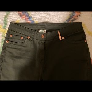 Kenzo skinny jeans dark green size 38